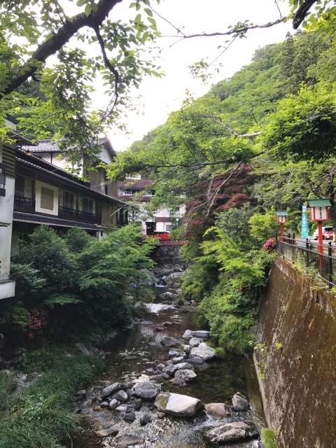 湯来温泉の風景写真